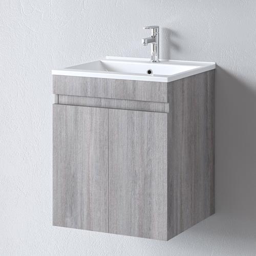 Πάγκος μπάνιου με Νιπτήρα OMEGA 50 Grey Oak 48x44x60 εκ. Πάγκος μπάνιου με Νιπτήρα OMEGA 50 Grey Oak 48x44x60 εκ.