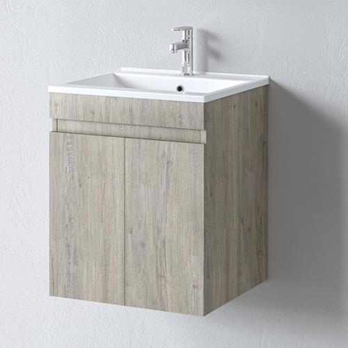 Πάγκος μπάνιου με Νιπτήρα OMEGA 50 Beige Oak 47x44x60 εκ. Πάγκος μπάνιου με Νιπτήρα OMEGA 50 Beige Oak 47x44x60 εκ.