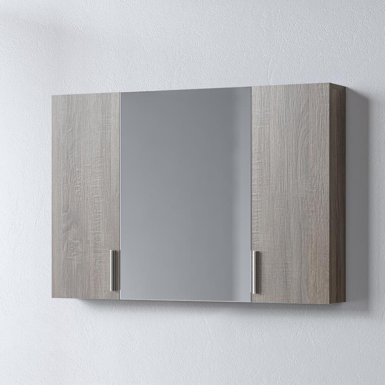 Καθρέπτης μπάνιου SIENA 100 Sonoma Dark 96x14x65 εκ. Καθρέπτης μπάνιου SIENA 100 Sonoma Dark 96x14x65 εκ.
