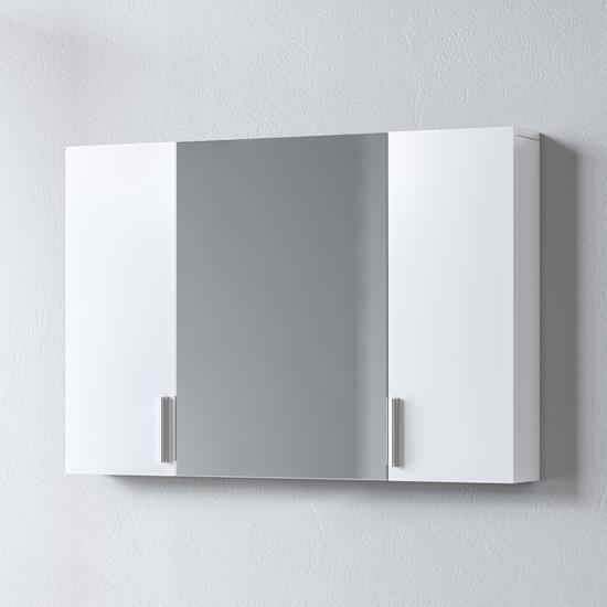Καθρέπτης μπάνιου SIENA 100 Λευκό 96x14x65 εκ. Καθρέπτης μπάνιου SIENA 100 Λευκό 96x14x65 εκ.