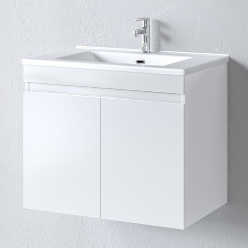 Πάγκος μπάνιου με Νιπτήρα OMEGA 75 Λευκό 72x44x60 εκ. Πάγκος μπάνιου με Νιπτήρα OMEGA 75 Λευκό 72x44x60 εκ.