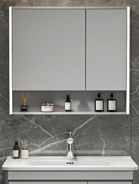 Καθρέπτης μπάνιου YVONNE 100 Led Grey 95x70 εκ.