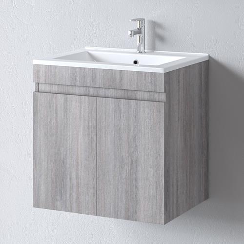 Πάγκος μπάνιου με Νιπτήρα OMEGA 65 Grey Oak Πάγκος μπάνιου με Νιπτήρα OMEGA 65 Grey Oak