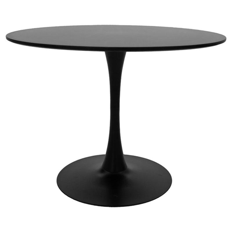 Tραπέζι Balou mdf σε μαύρη απόχρωση Φ120x76εκ Tραπέζι Balou mdf σε μαύρη απόχρωση Φ120x76εκ