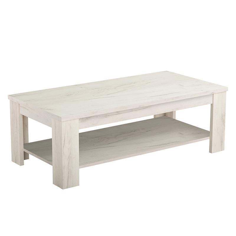 Τραπεζάκι Σαλονιού Oscar KS Λευκός Δρύς 120x60x41 εκ. Τραπεζάκι Σαλονιού Oscar KS Λευκός Δρύς 120x60x41 εκ.