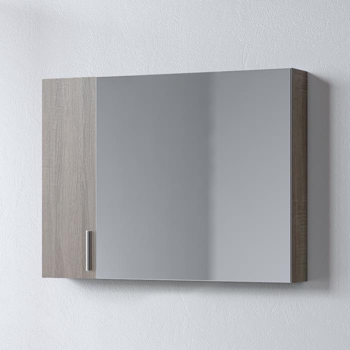 Καθρέπτης μπάνιου SIENA 90 Sonoma Dark 87.5x14x65 εκ. Καθρέπτης μπάνιου SIENA 90 Sonoma Dark 87.5x14x65 εκ.